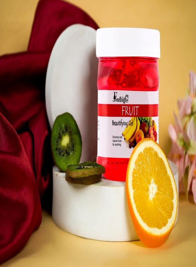 FEELHIGH جل الوجه بالفواكه 500 مل غني بخلاصة الفراولة لإزالة خلايا الجلد الميتة وترطيب البشرة، وكريم الوجه بالفواكه 500 مل | عبوة من قطعتين | طقم عناية بالوجه للرجال والنساء - Image 4