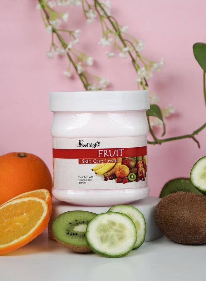 FEELHIGH جل الوجه بالفواكه 500 مل غني بخلاصة الفراولة لإزالة خلايا الجلد الميتة وترطيب البشرة، وكريم الوجه بالفواكه 500 مل | عبوة من قطعتين | طقم عناية بالوجه للرجال والنساء - Image 5