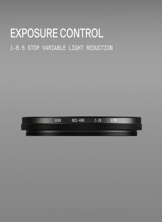 Gobe 46mm ND2-400 Variable ND Lens Filter (2Peak) - Image 3
