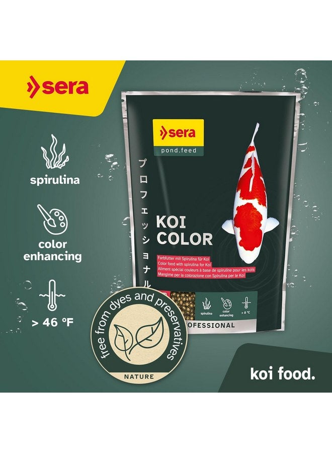 sera Koi Professional Color 4.8lb | Spirulina & Haematococcus Algae for Vibrant Colors and Ideal Growth | Co-Extrusion Technology for Optimal Health | Floats for Year-Round Feeding Above 46°F - Image 4