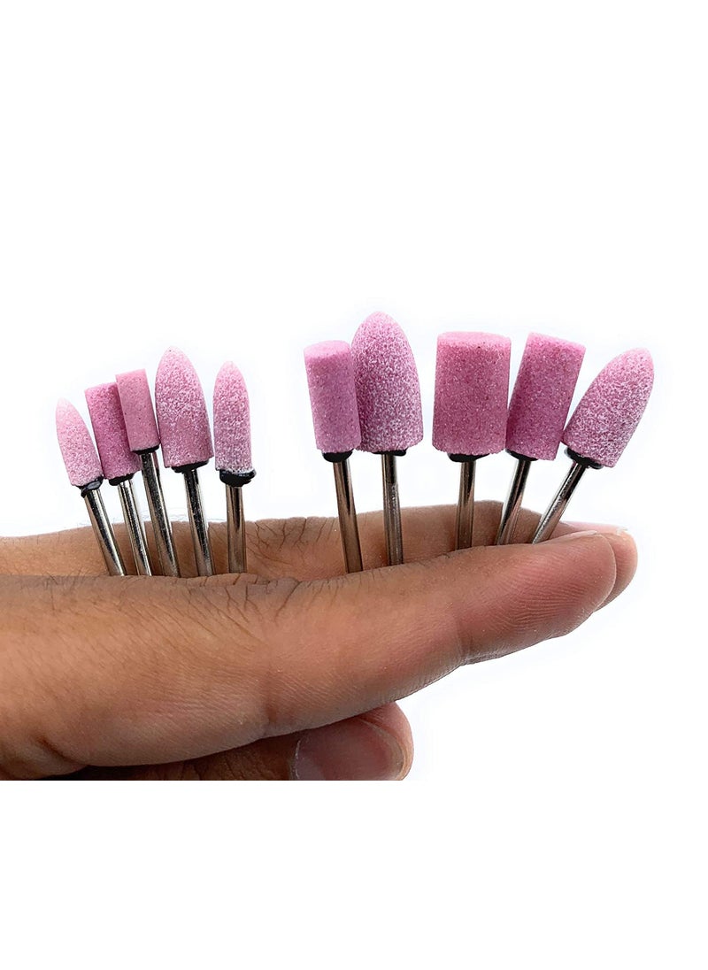 Ceznek Ceznek Abrasive Mounted Stone Bur 23mm Set of 100pcs for Grinding Polishing Carving Sanding in Metal Wax Plastic Ceramic Clay etc for Dental Jewellery Making Model Making Hobby Crafts DIY  - Image 3