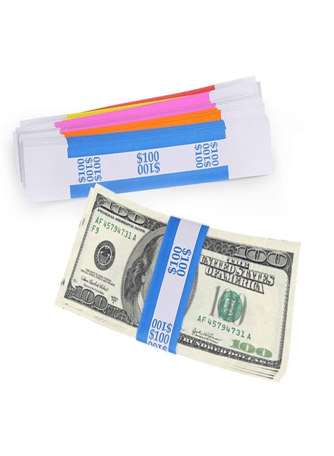 L LIKED Pack of 400 Money Band Bundles Self Sealing Currency Straps for Bill Wrappers (50 of Each - 400 Assorted) - Image 2