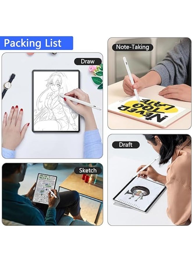 High-Sensitivity Stylus Pen for Android and iOS Devices – Dual Replaceable Tips – Compatible with Tablets and Smartphones - Image 2