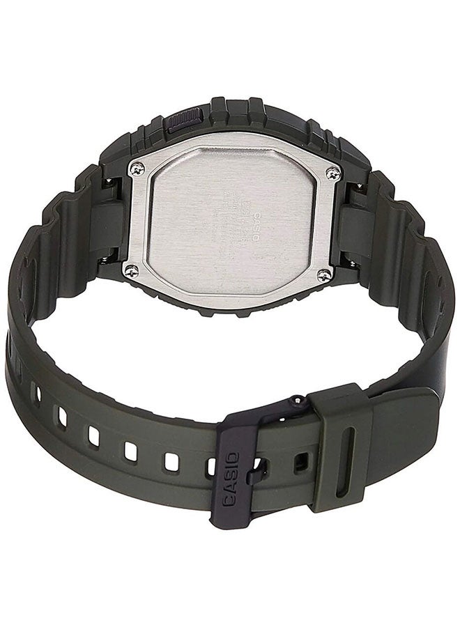 CASIO Resin Digital Wrist Watch W-216H-3BVDF - Image 3