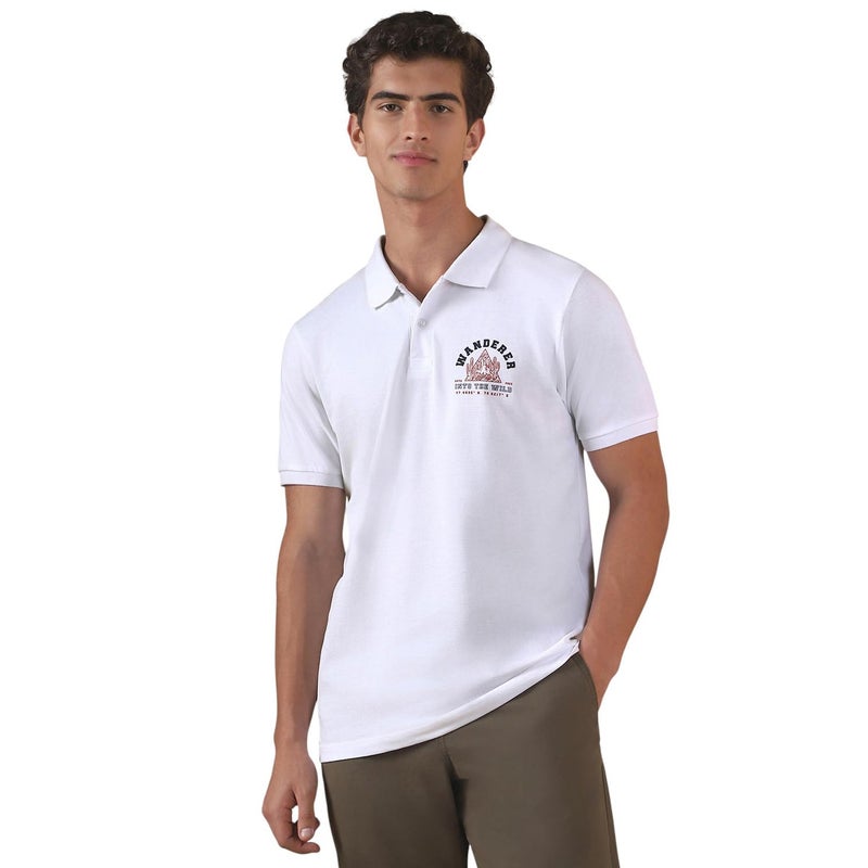Fyltr Men's Polo T-Shirt Regular fit, Lunar White,Large - Image 4
