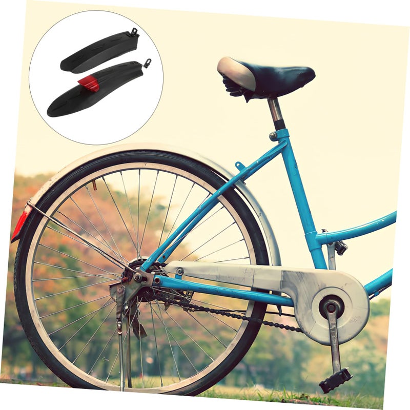 Front Rear Mountain Bike Mudguard Splash Guard Easy Install for Mud Rain - Image 3