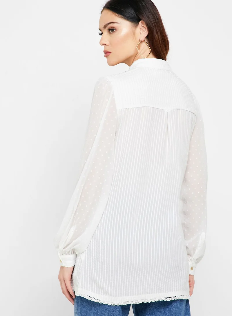Iconic Embroidered Detail Shirt