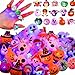 Qvatoxis Halloween Party Favors Light Up Rings 50PCS LED Rings Glowing Finger Rings Fun Toys for Kids Adults - Image 3