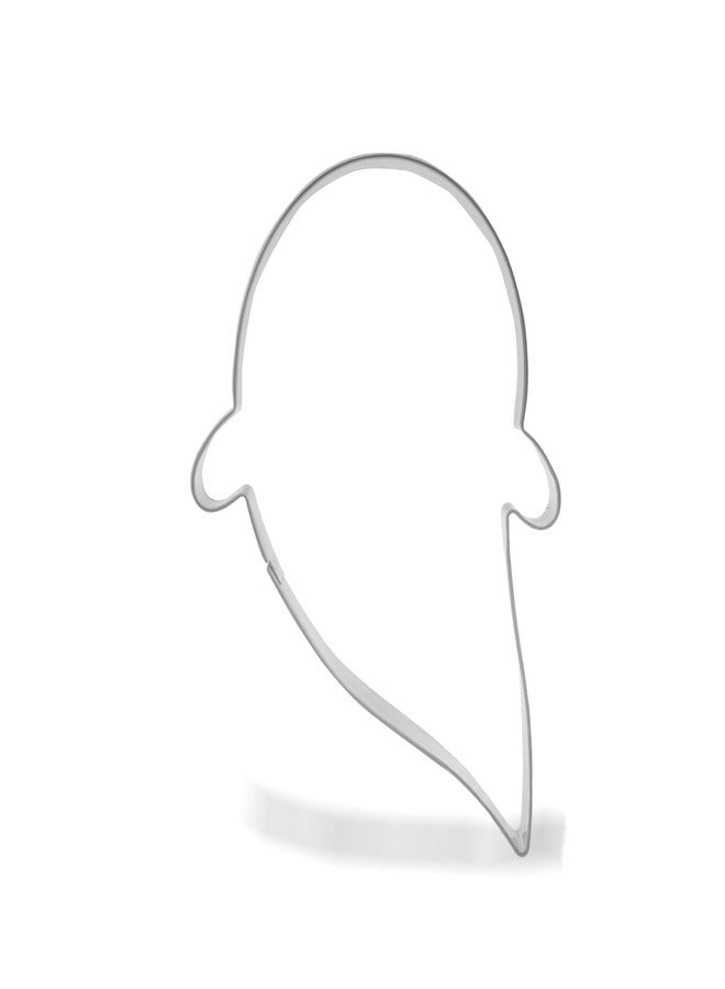 Keewah Ghost Cookie Cutter - 4 x 3 inch - Stainless Steel - Image 1