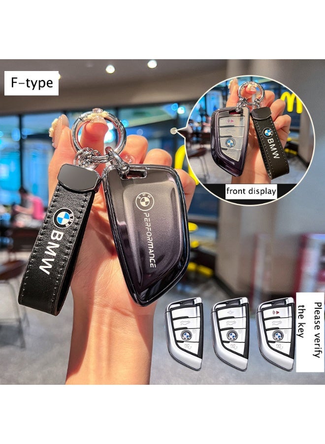 BMW High end car key shell case suitable for BMW 3 Series 325, BMW 5 Series 530, BMW x5, BMW x3, BMW x1, BMW i3 car key protection cover - Image 1