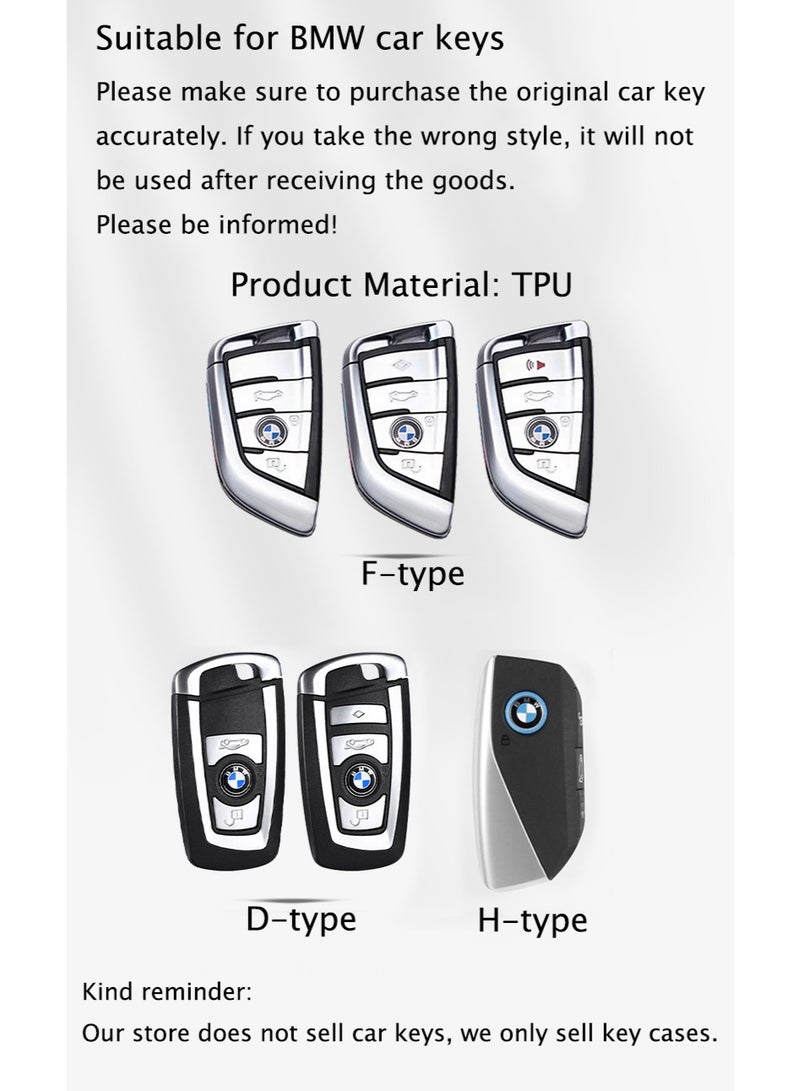 BMW High end car key shell case suitable for BMW 3 Series 325, BMW 5 Series 530, BMW x5, BMW x3, BMW x1, BMW i3 car key protection cover - Image 2