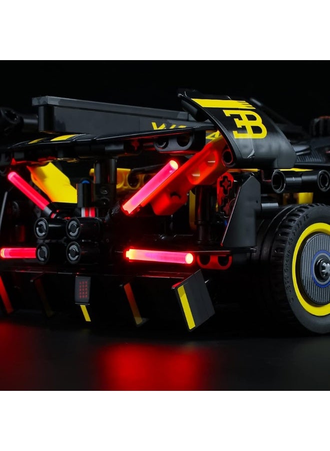 BRIKSMAX BRIKSMAX Led Lighting Kit for LEGO-42151 Bugatti Bolide - Compatible with Lego Technic Building Blocks Model- Not Include Lego Set  - Image 4