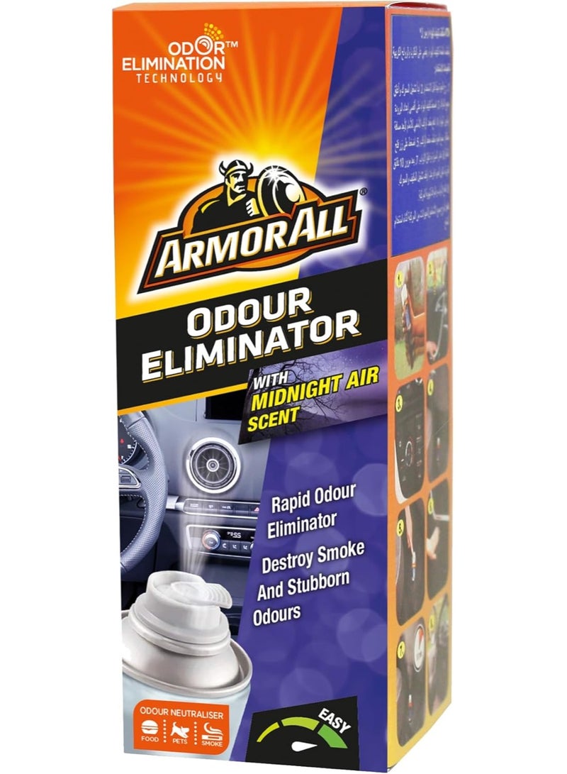 Armor All Odour Eliminator with Midnight Air Scent - Rapid Odour Eliminator - Destroy Smoke and Stubborn Odours - Helps Clean and Refresh Your Entire A/C System Pack of 1 - Image 2