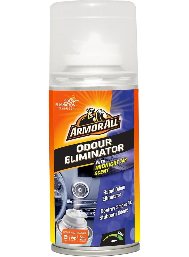 Armor All Odour Eliminator with Midnight Air Scent - Rapid Odour Eliminator - Destroy Smoke and Stubborn Odours - Helps Clean and Refresh Your Entire A/C System Pack of 1 - Image 1