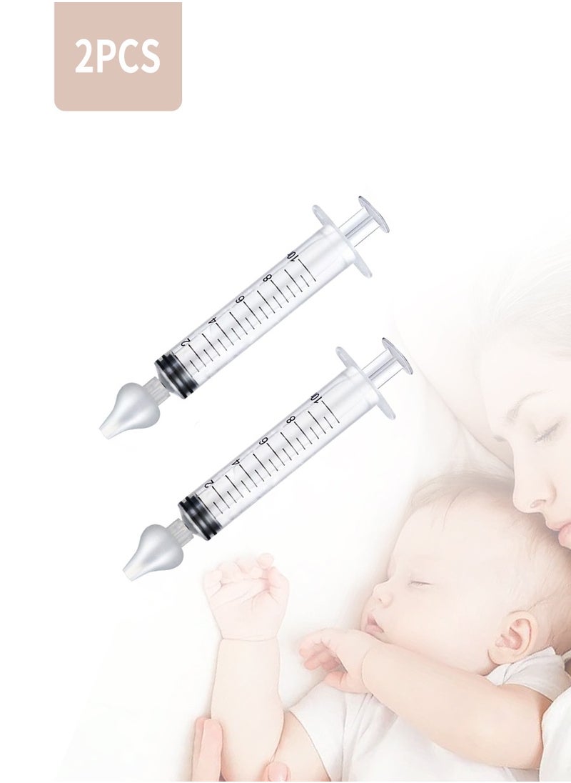 Beirui Baby Nasal Aspirator, Professional Rinse Syringe, 2PCS Baby Nasal Rinse, Portable Baby Nasal Cleaner Quick Rinse Device, Nasal Aspirator for Kids  - Image 1