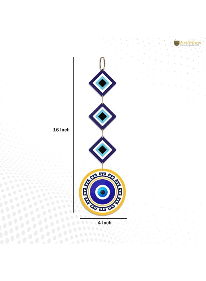 Artvibes Attractive Design Wooden Wall Hanging for Home Decor | Decoration Livingroom | Modern Artworks Items | Peace Charm Accents | Door Entrance Decorative Hangings (WH_8502N) - Image 4