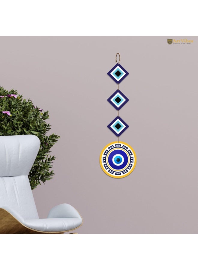 Artvibes Attractive Design Wooden Wall Hanging for Home Decor | Decoration Livingroom | Modern Artworks Items | Peace Charm Accents | Door Entrance Decorative Hangings (WH_8502N) - Image 3