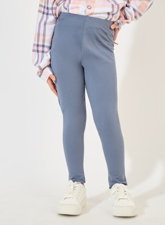 Styli Solid High Rise Leggings - Image 1