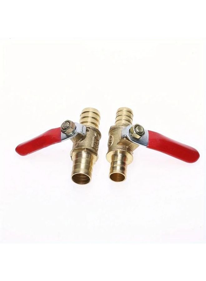 4pcs Brass Ball Valve Set 6mm 8mm 10mm 12mm For Water Oil Fuel Lines - Image 5