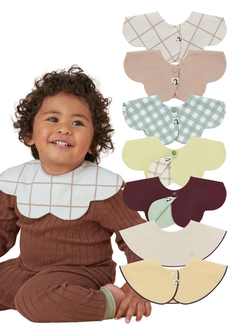 Konny Baby Bibs 360 Rotate Super Absorbent QuickDry 357Pack Teething Drooling Boys Girls Baby Essentials - Image 2