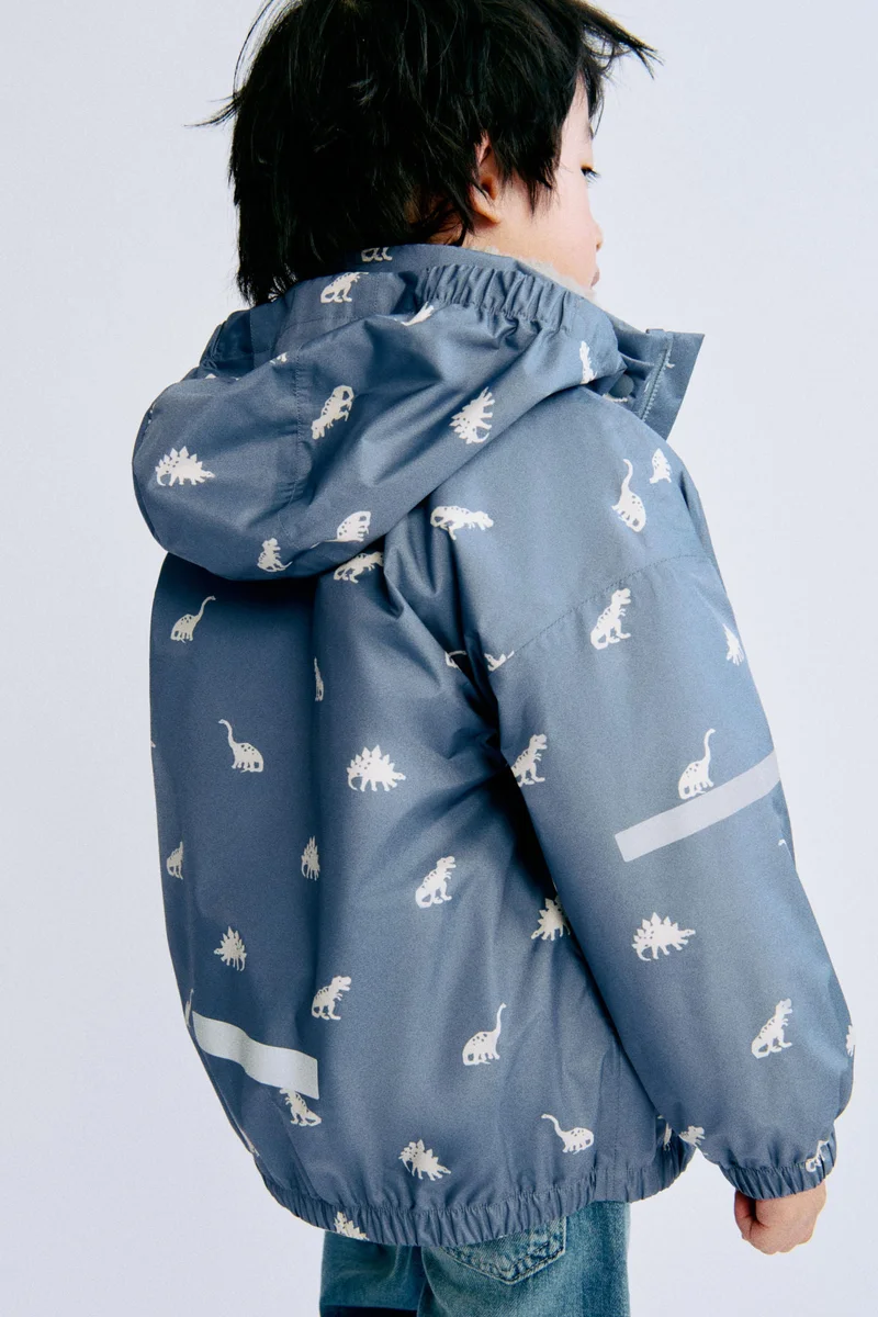 اتش اند ام جاكيت واقي من المطر منسوج بعدد 2.5 طبقة