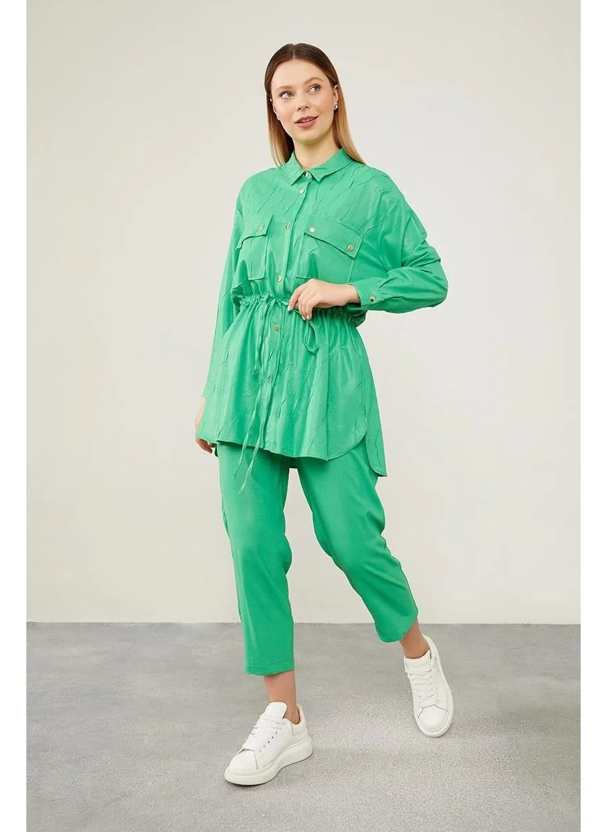 Levidor Benetton Waist Drawstring Trousers Sports Suit