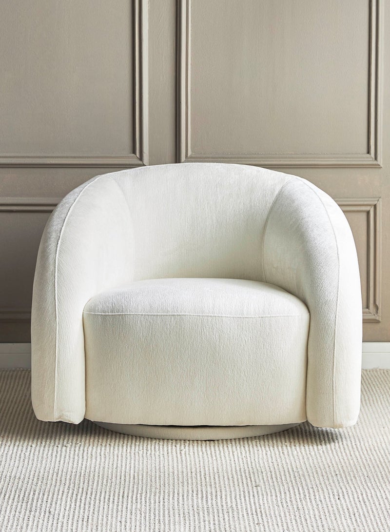 هاوس ون كرسي من القماش والخشب السويدي 83x94x70 سم - بيج - Image 2