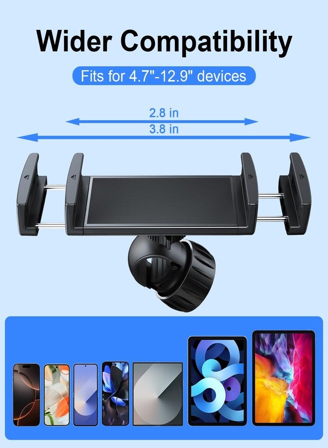 OATSBASF Stroller Phone Holder, Cell Phone Mount Pole Clamp for Baby Stroller, 360 Degree Rotation Phone Holder for Stroller Golf Cart Bike Shopping Carts, for iPhone 16 15 Pro Max 14 13, Smartphones - Image 5