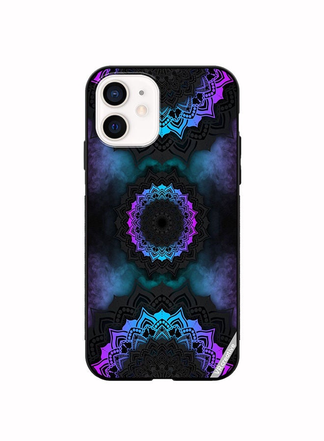 VR CREATIVE Protective Case Cover For Apple iPhone 12 mini Mandala Design Multicolour - Image 1