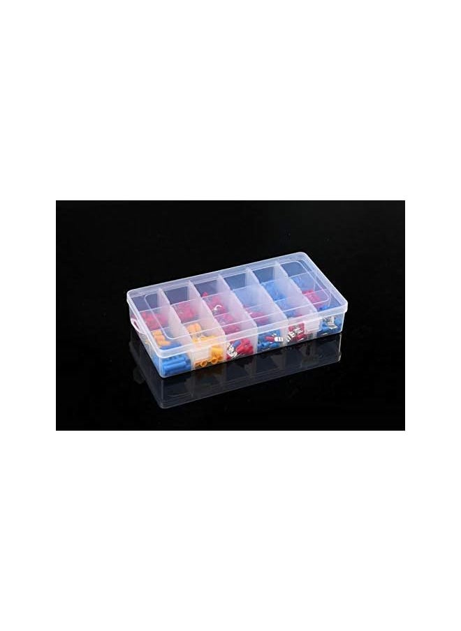 PROMASS Insulated Electrical Wire Terminals Crimp Connectors Spade Set (Red Yellow Blue, 300 Pieces Assorted)  - Image 2