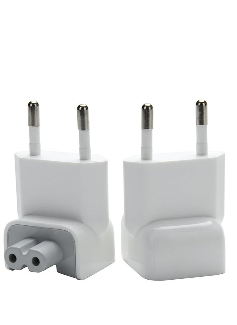 Generic - Mac UK Plug Adapter, Travelling Wall Adapter Duck Head Type G Plug with Fuse for All MacBooks Power Adaptor, 12W 30W A-pple USB Power Adapter & iPhone/Ipod/Ibook Travel Charger etc (2 Pcs) - Image 1