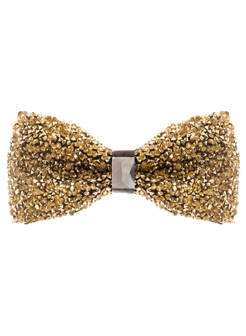 SOLARAE Rhinestone Bow Ties for Men and Boys - Pre-Tied Sequins Diamond Bow Ties with Adjustable Length, Perfect for Parties, Banquets, Weddings, and Tuxedo Dress Shirts. - Image 5