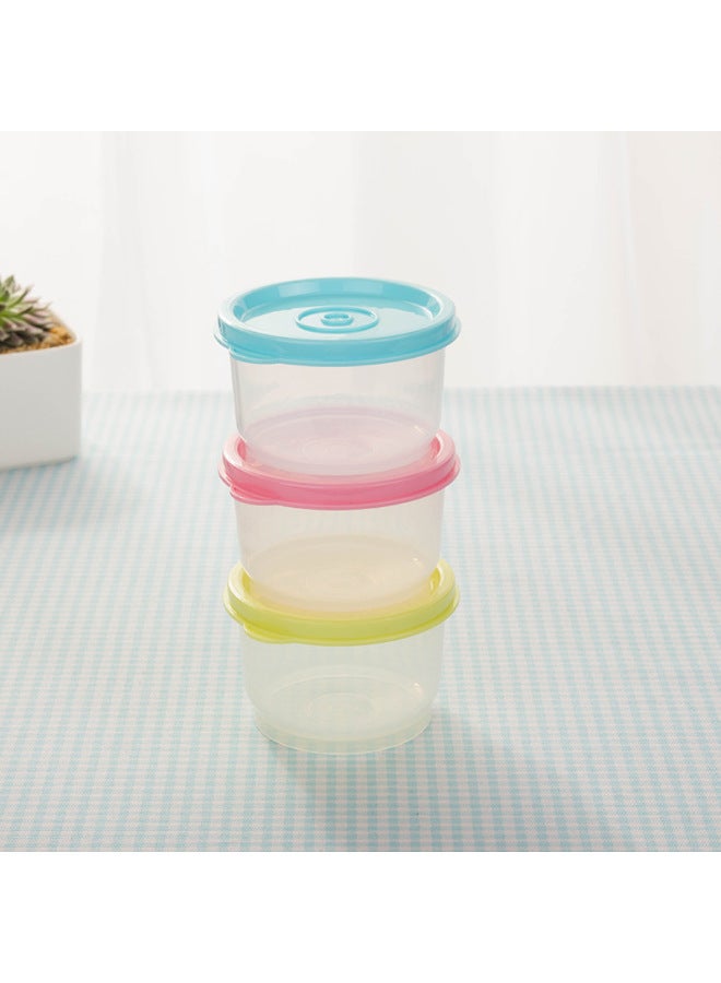 Small Round Plastic Preservation Box 160ml Food Storage Container For Cafeteria Sample Collection Meal Supplement-Specifications:160ml  - Image 2