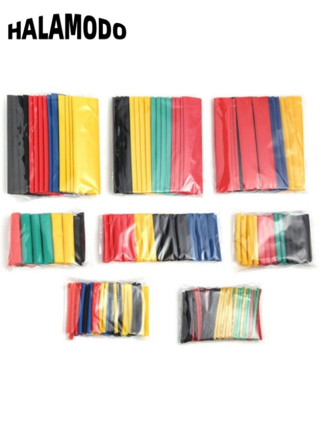 HALAMODO - 328pcs Heat Shrink Tube Kit 2:1 Ratio Adhesive Lined Marine Grade Shrink Wrap Industrial Heat Shrink Tubing Assorted Sleeving Tube Wrap Cable Wire Kit - Image 1