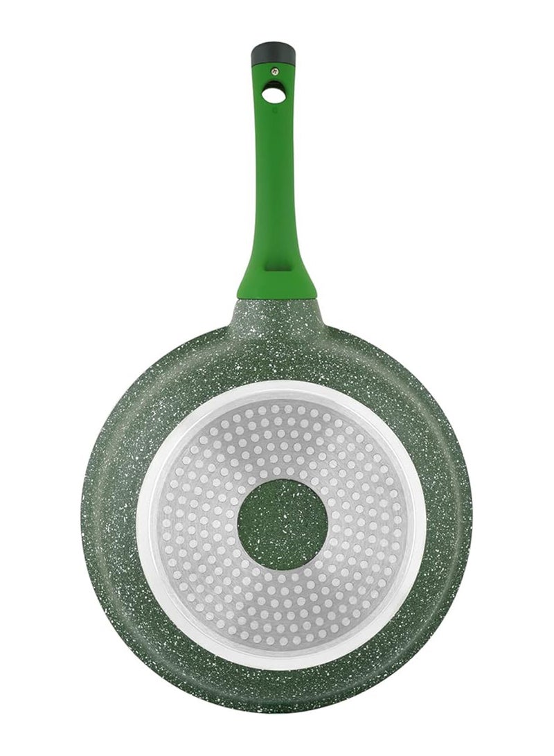 Prestige Granite Non-Stick Aluminium Fry Pan Green 28cm - Image 4
