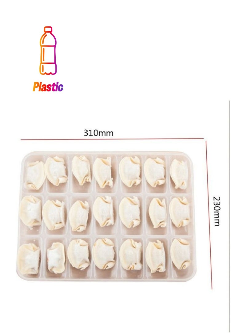 NIBEMINENT 24-Grid Food Storage Case White 31x23cm - Image 1