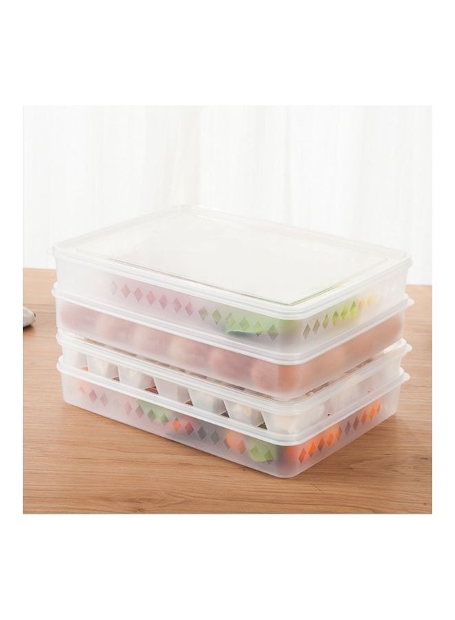 NIBEMINENT 24-Grid Food Storage Case White 31x23cm - Image 5