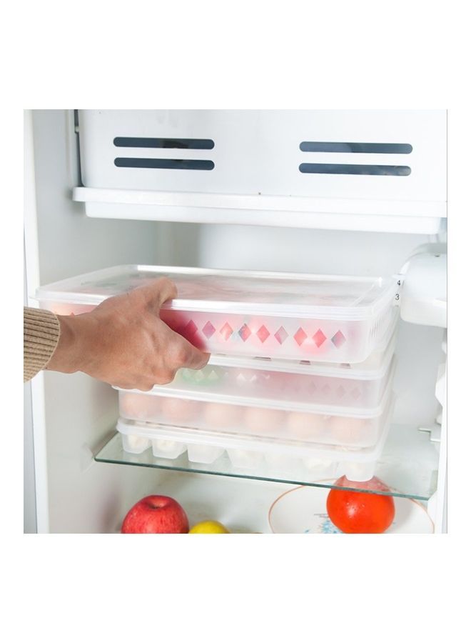 NIBEMINENT 24-Grid Food Storage Case White 31x23cm - Image 2