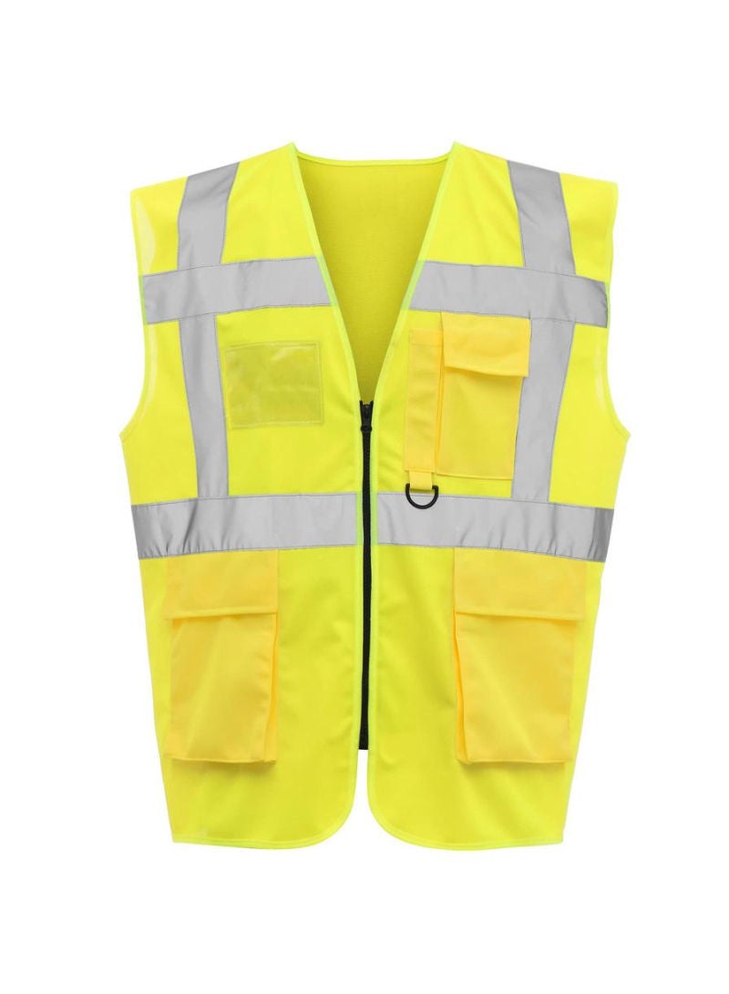 ACE High Vis Polyester Multi Pocket Vest S M 