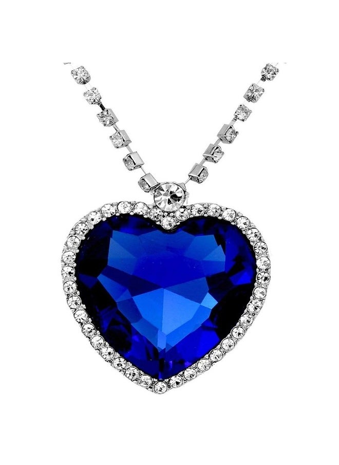 Crystals from Swarovski Valentine Special Sparkling Heart  Pendant  (Blue Heart Pendant Set) fgs..fg - pzsku/Z7FBA8C9B49FB9DBD7857Z/45/_/1729064213/648c7a8b-ed43-4948-92cd-b997ada93afe