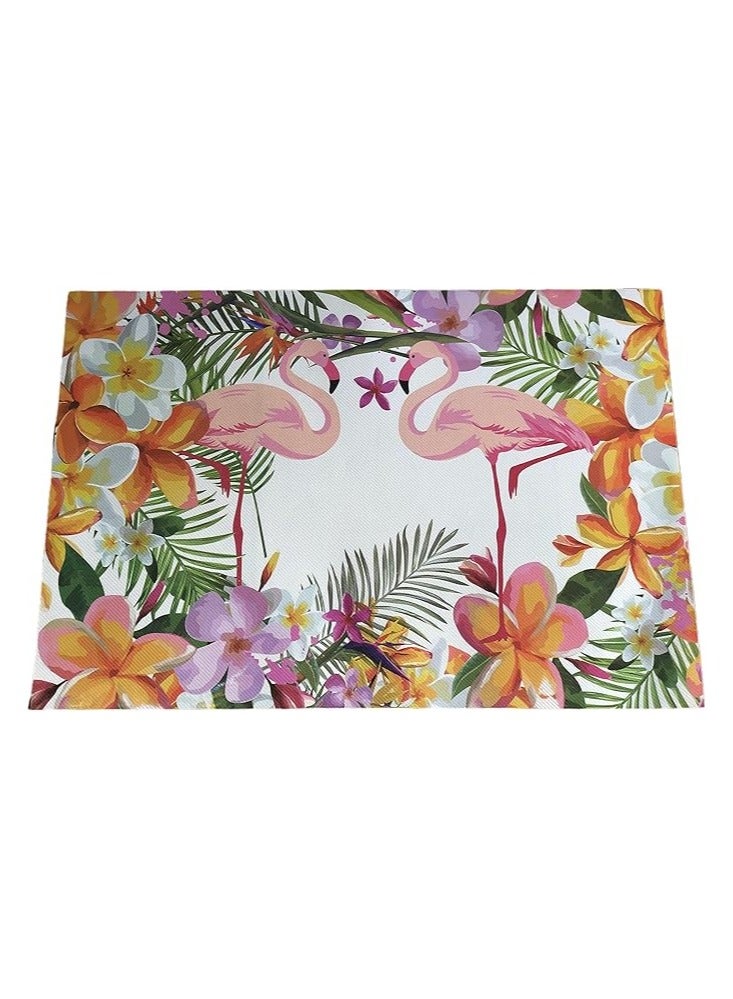 Spaceshoop 4 Piece Refrigerator Placemats for Table Runner Refrigerator Drawer or Closet Mats Shelving Protectors Flexible Plastic Easy to Clean Various Graphics - Image 3