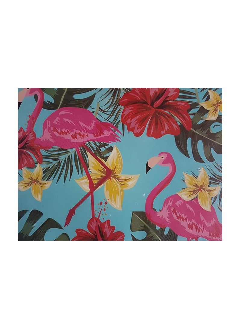 Spaceshoop 4 Piece Refrigerator Placemats for Table Runner Refrigerator Drawer or Closet Mats Shelving Protectors Flexible Plastic Easy to Clean Various Graphics - Image 4