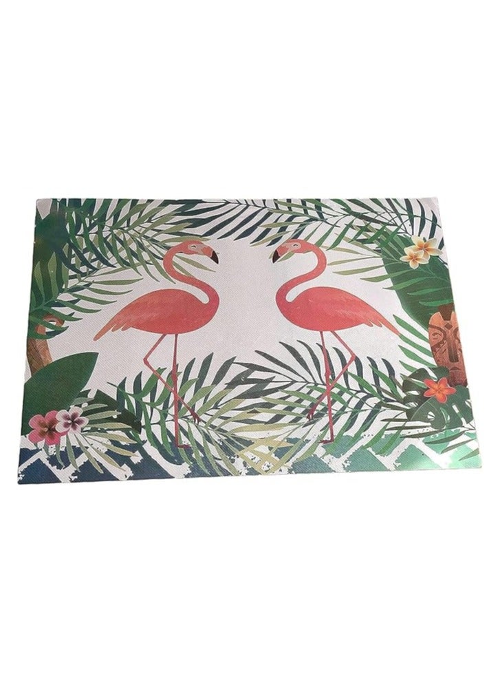 Spaceshoop 4 Piece Refrigerator Placemats for Table Runner Refrigerator Drawer or Closet Mats Shelving Protectors Flexible Plastic Easy to Clean Various Graphics - Image 2