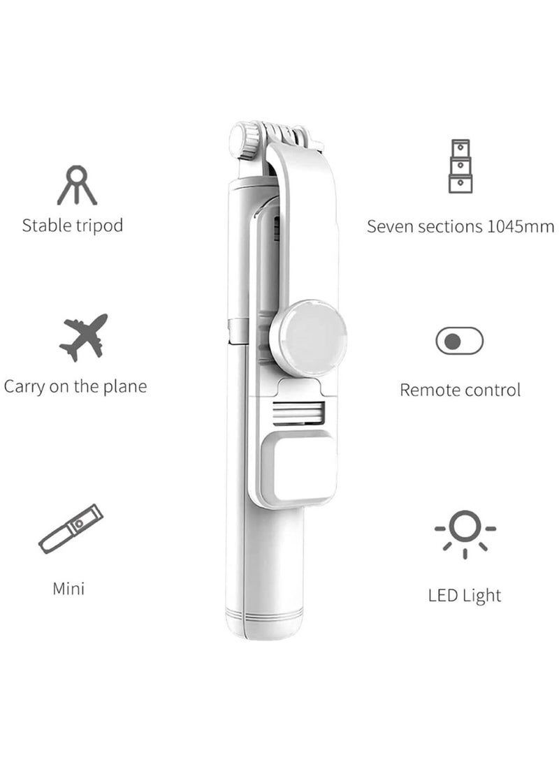 40" Selfie Stick with LED Fill Light Phone Tripod Extendable Cell Phone Tripod Stand with Wireless Remote Compatible with iPhone Android Phone Best Gift  - Image 4