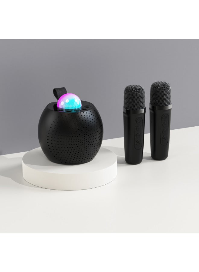 نيوترل مكبر صوت بلوتوث لاسلكي K30 مع مصباح أمامي ملون وميكروفون مزدوج للغناء، ميكروفون صوتي متعدد الاستخدامات محمول للاستخدام في الهواء الطلق - Image 1