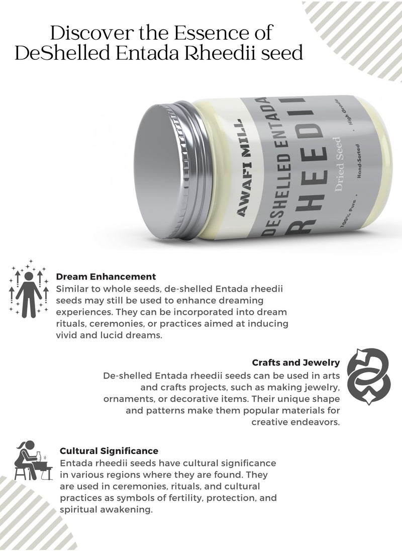 Awafi Mill AWAFI MILL De-Shelled Entada Rheedii Seed Pulp | Premium Natural Seed Extract for Culinary and Multipurpose Use  - Image 2