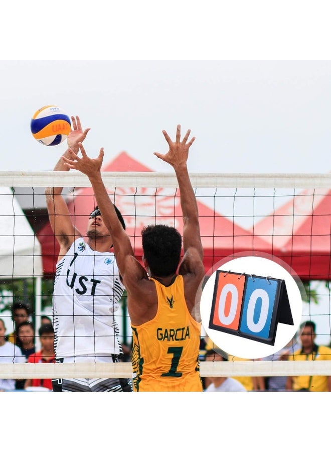 BESPORTBLE BESPORTBLE Score Flipper Basketball Score Keeper Table Top Scoreboard Portable 2-Digit Scoreboard for Sports Match Daily Use Outdoor Outside  - Image 2