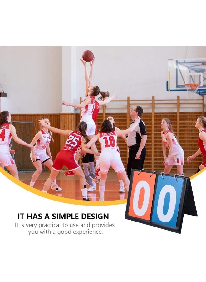 BESPORTBLE BESPORTBLE Score Flipper Basketball Score Keeper Table Top Scoreboard Portable 2-Digit Scoreboard for Sports Match Daily Use Outdoor Outside  - Image 3