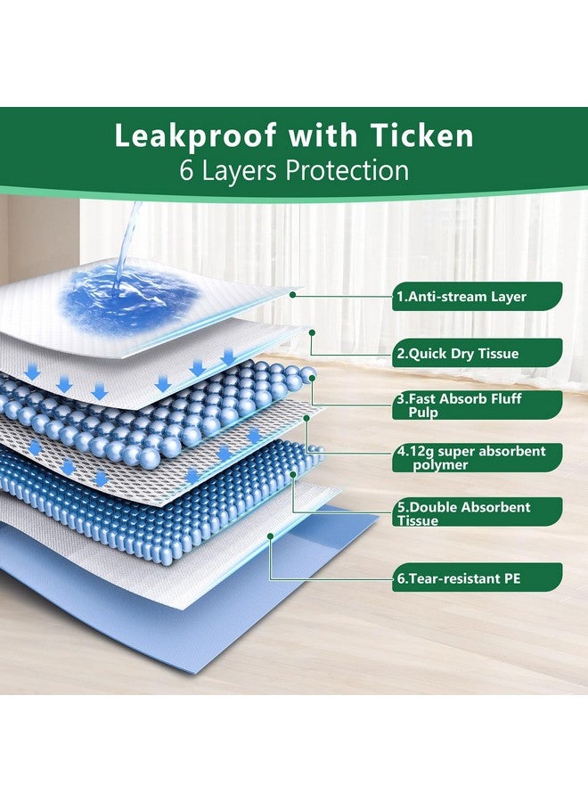 Gimars XXL Thicken 6 Layers Ultra Absorbent Dog Pee Pads Extra Large Leak-Proof Odor-Control Puppy Training Pads Quick Dry Pee Pads for Dogs Cats Pets - Image 3