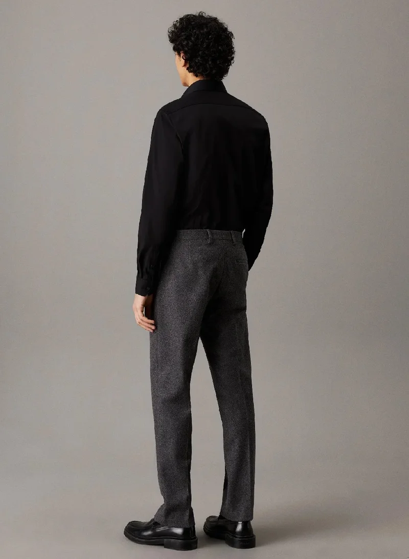 CALVIN KLEIN Poplin Stretch Fitted Shirt